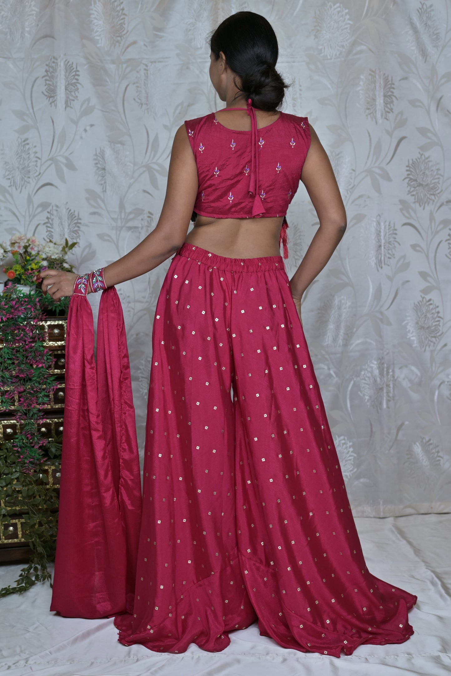 Bold Pink Occasion Wear