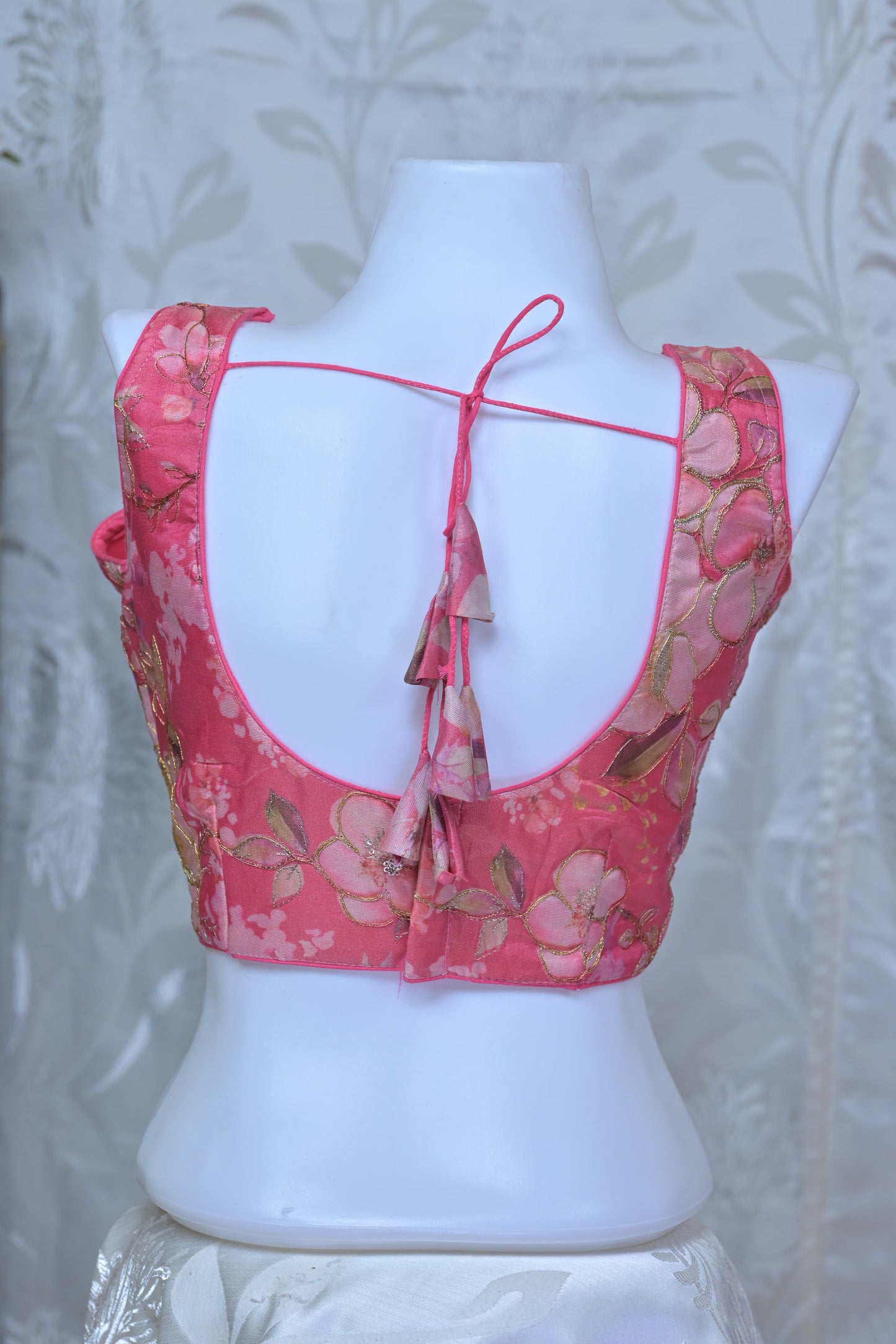 Pastel Floral Organza Blouse