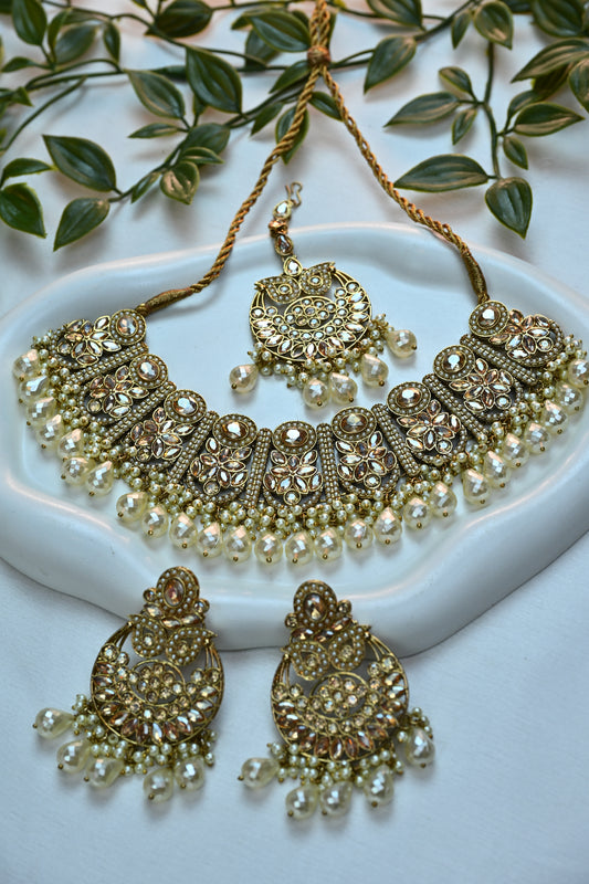 Floral Kundan Choker Set