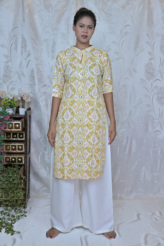 Sunshine Serenity Printed Kurta