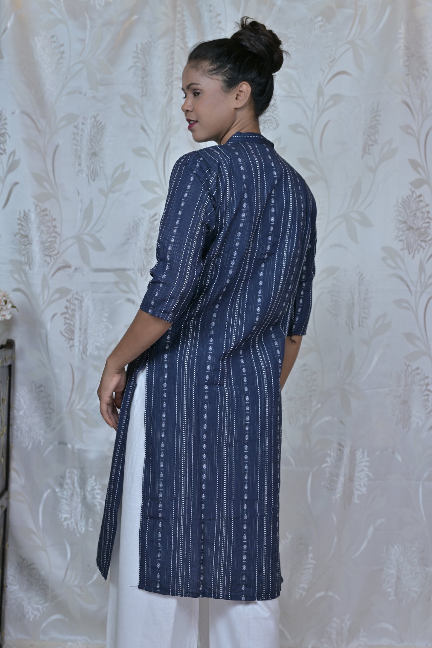 Azure Comfort Striped Kurta