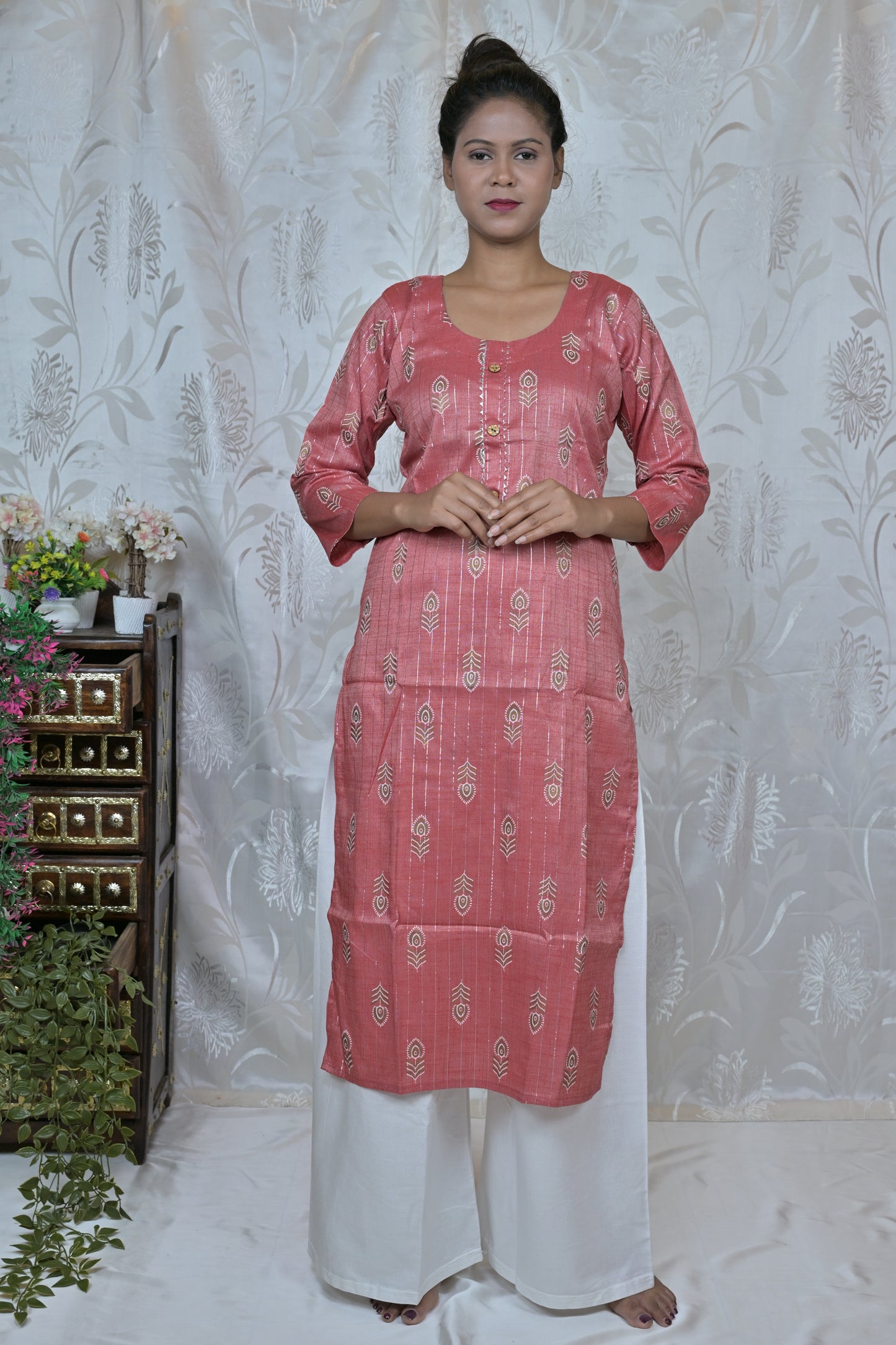 Desert Rose Printed Kurta