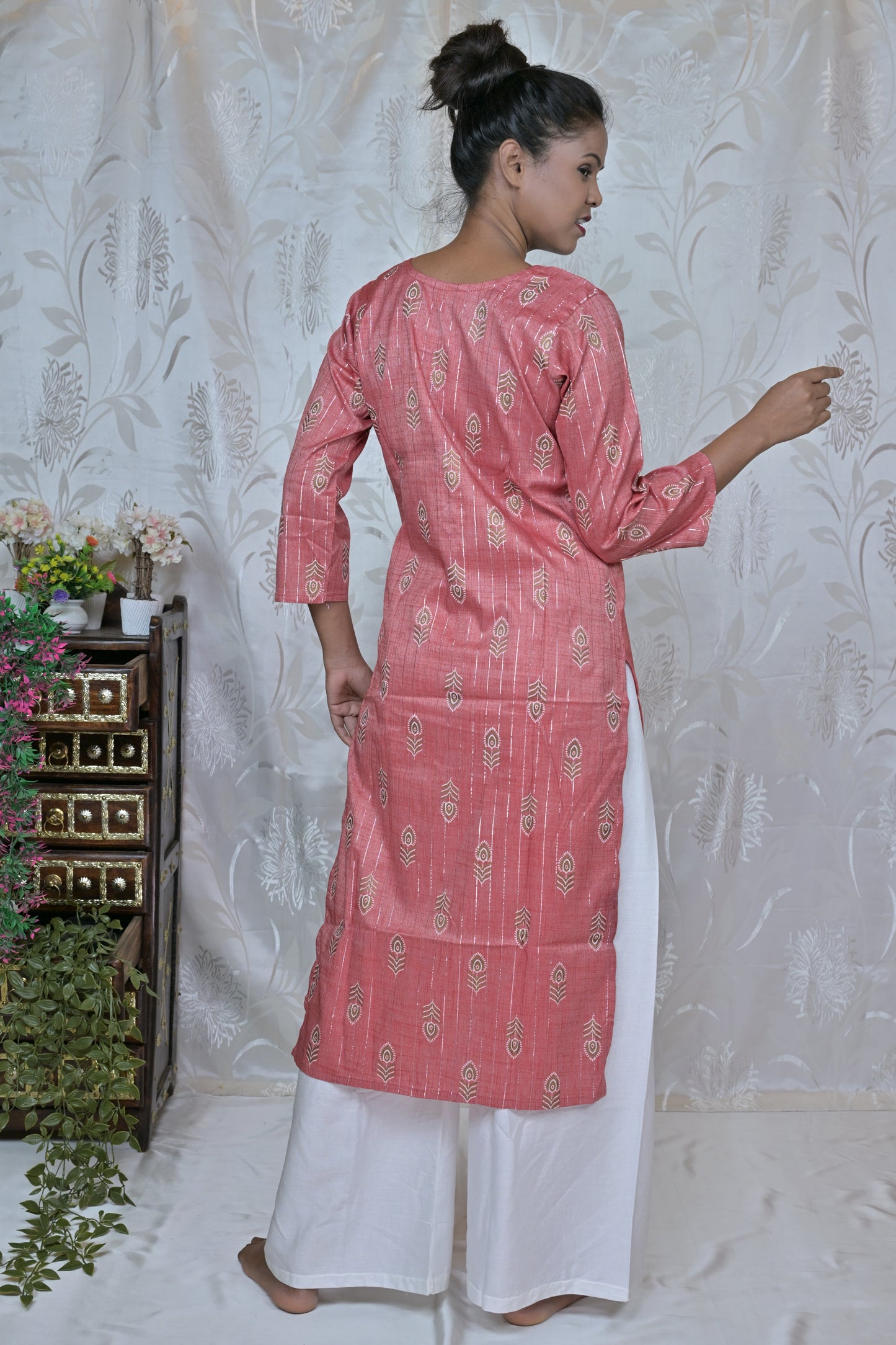 Desert Rose Printed Kurta