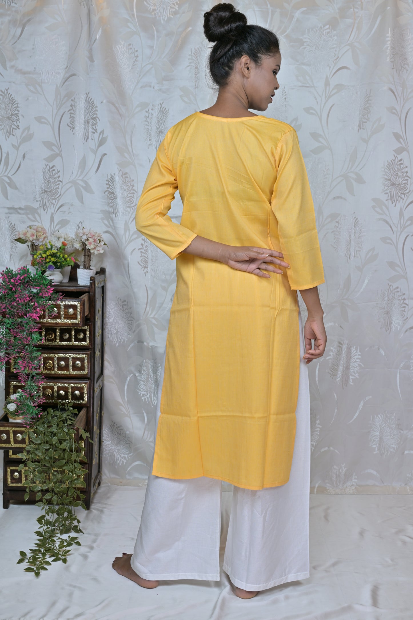 Sunny Meadow Embroidered Kurta