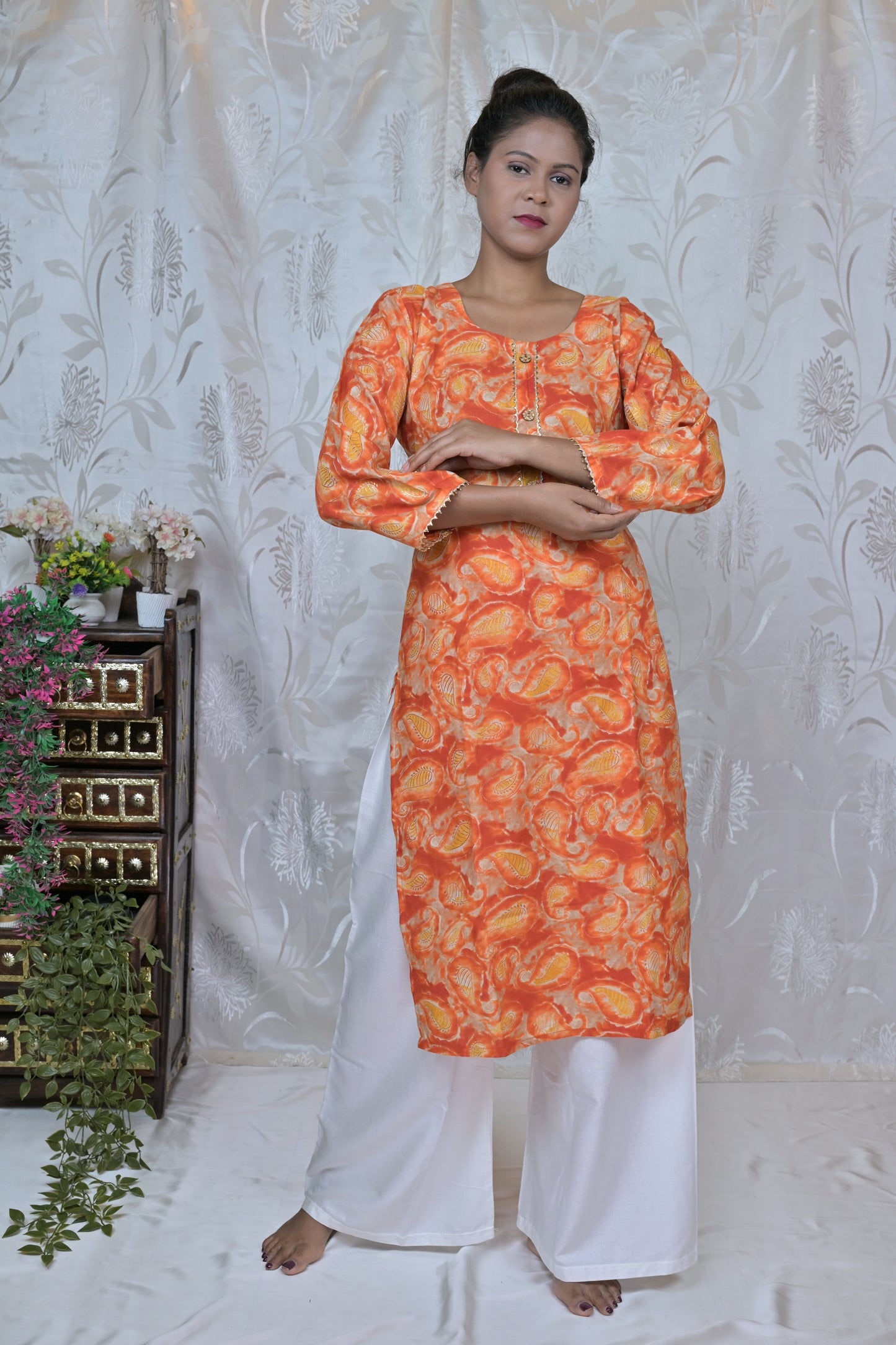 Sunset Hues Printed Kurta