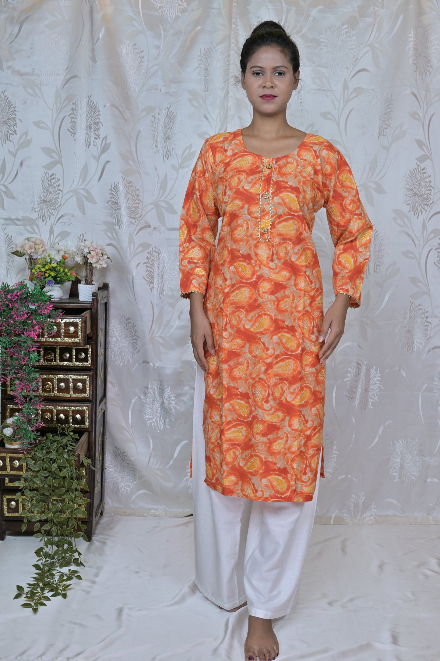 Sunset Hues Printed Kurta