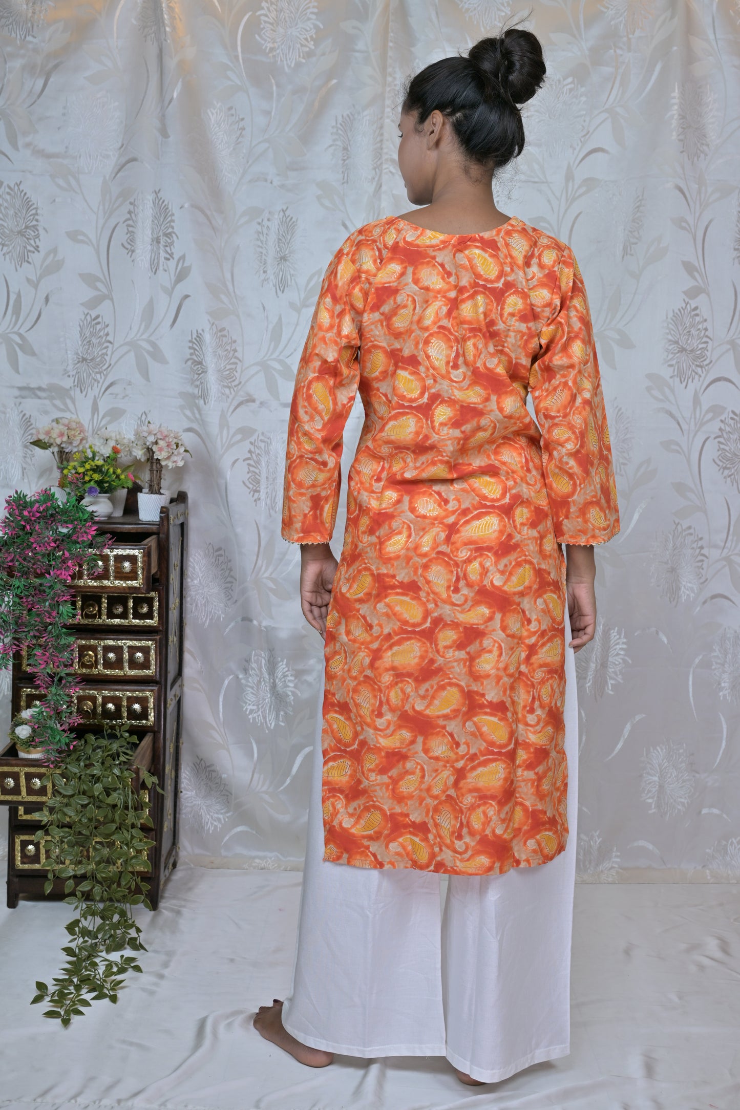 Sunset Hues Printed Kurta