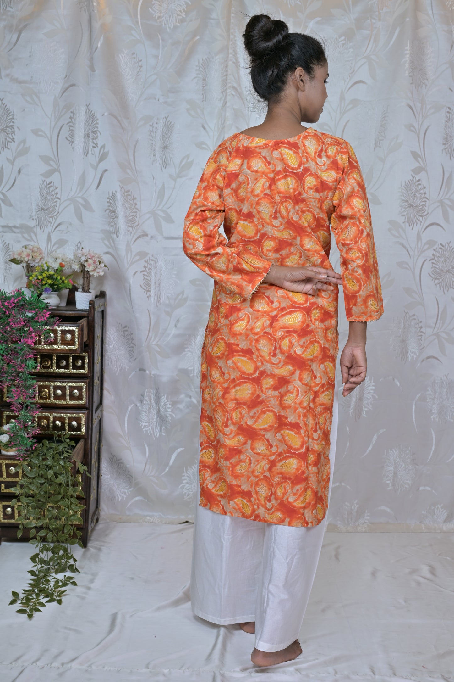 Sunset Hues Printed Kurta
