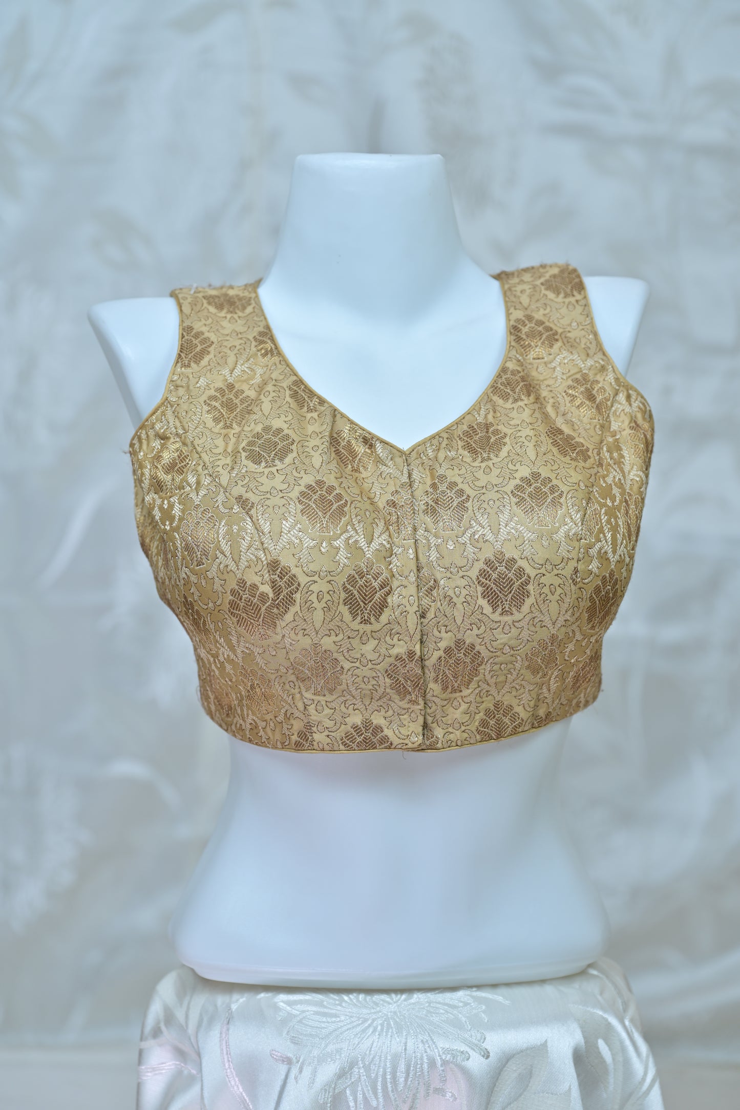 Versatile Golden Party Blouse
