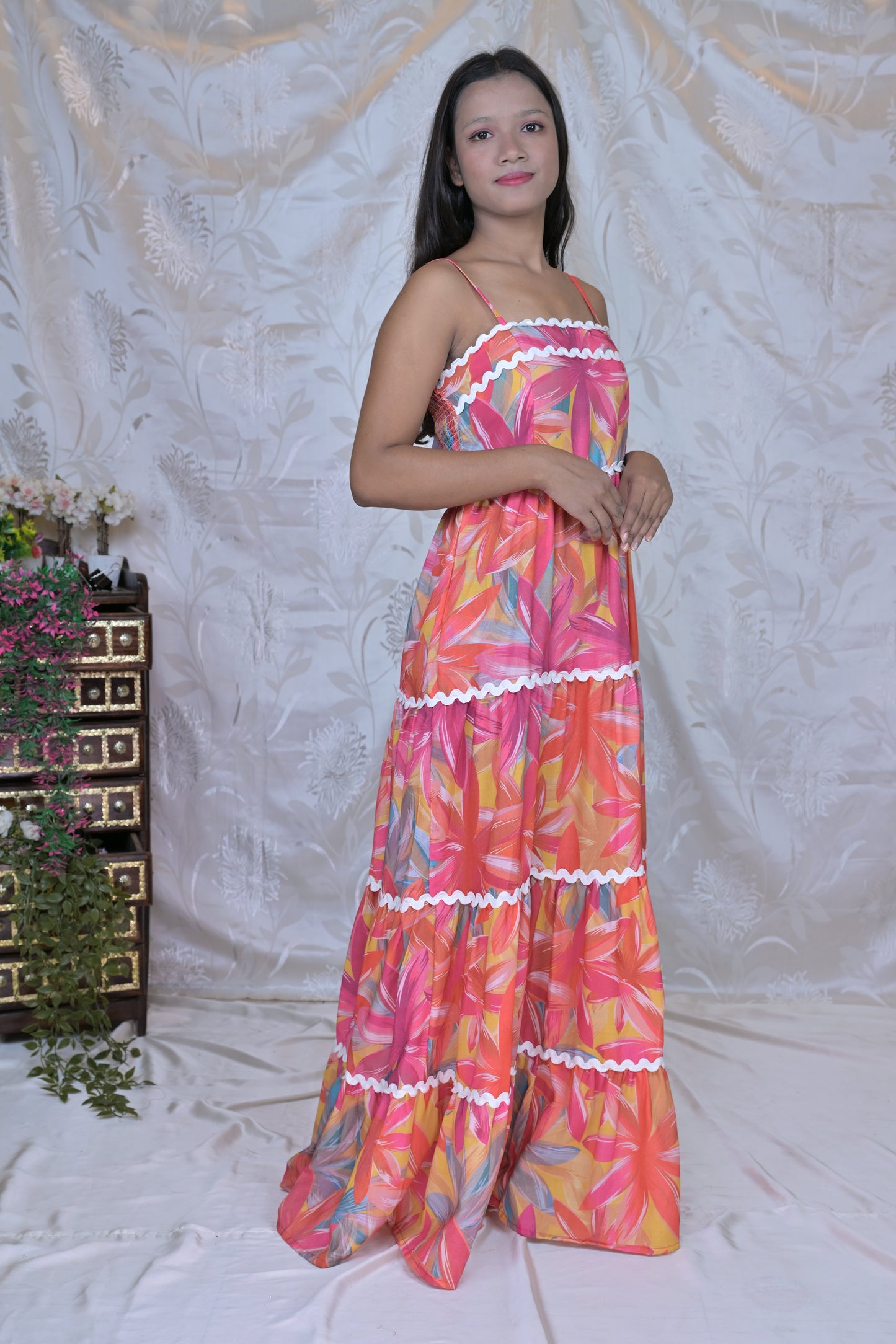Tropical Breeze Tiered Dress