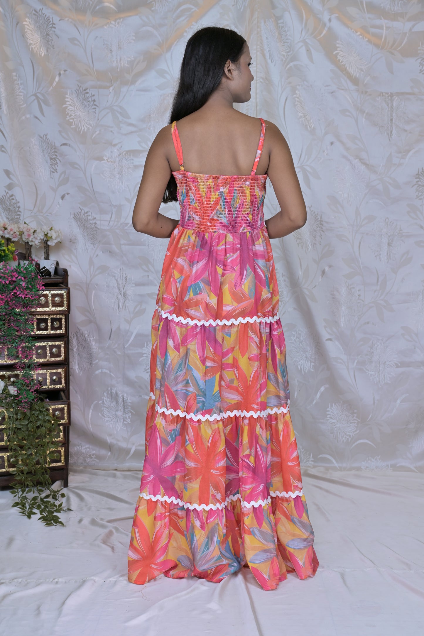 Tropical Breeze Tiered Dress