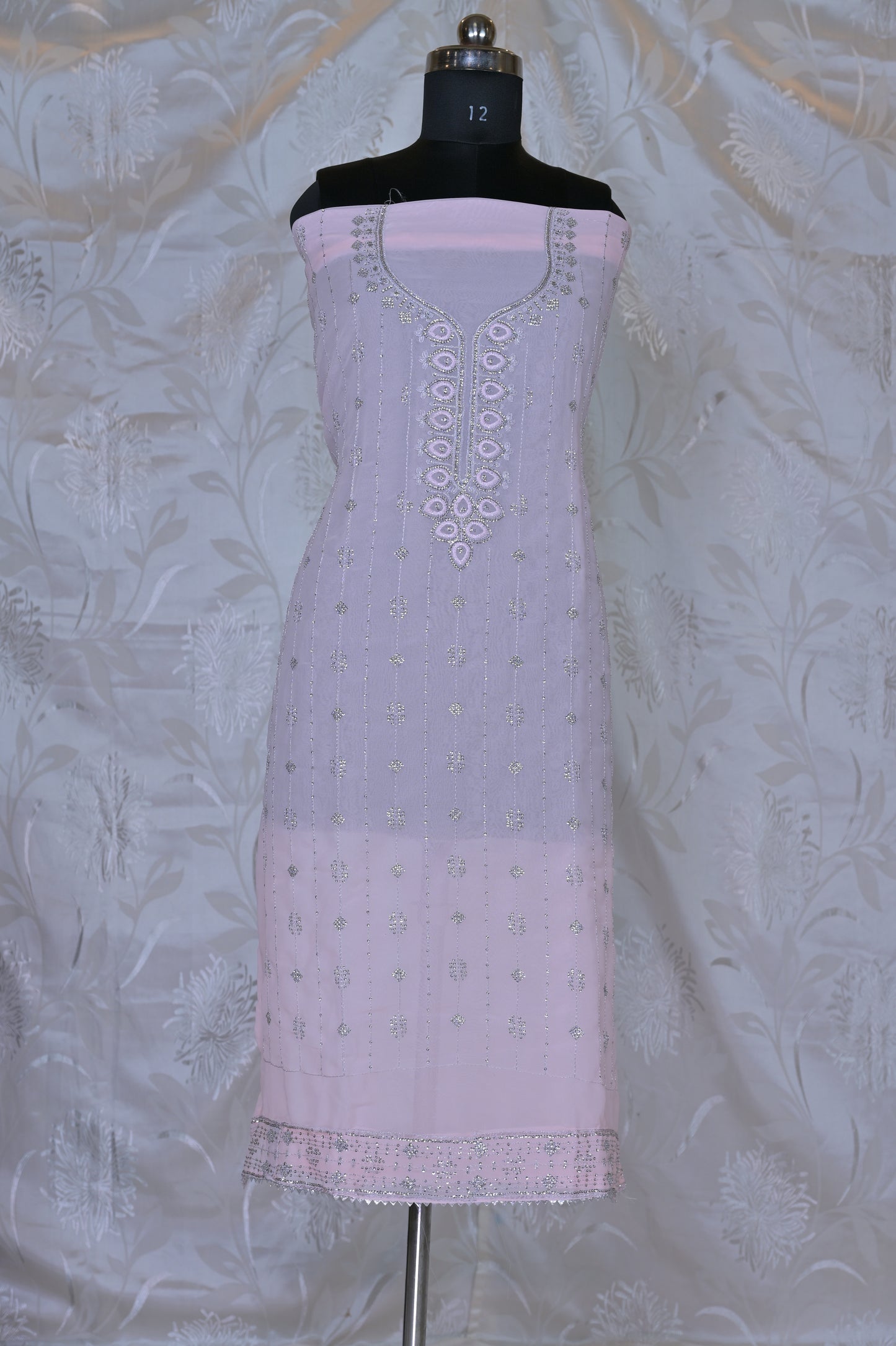 Sparkling & Elegant 3-Piece Suit Material - Unstitched