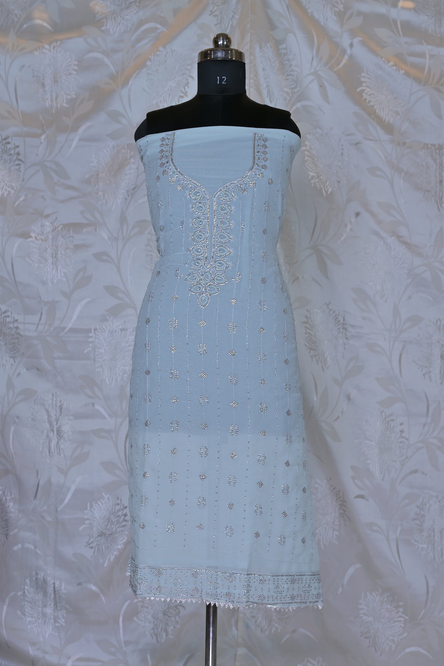 Sparkling & Elegant 3-Piece Suit Material - Unstitched