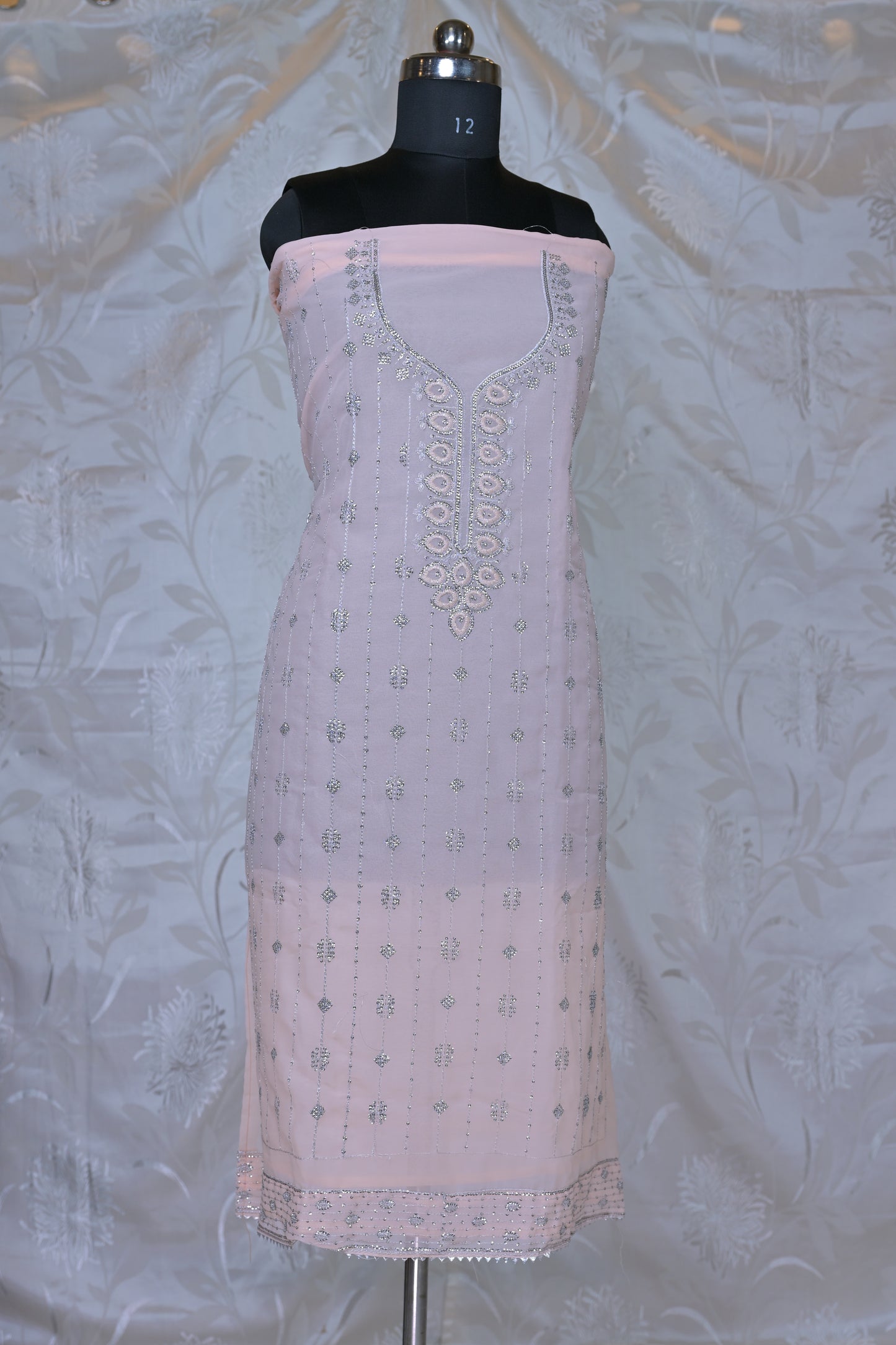 Sparkling & Elegant 3-Piece Suit Material - Unstitched