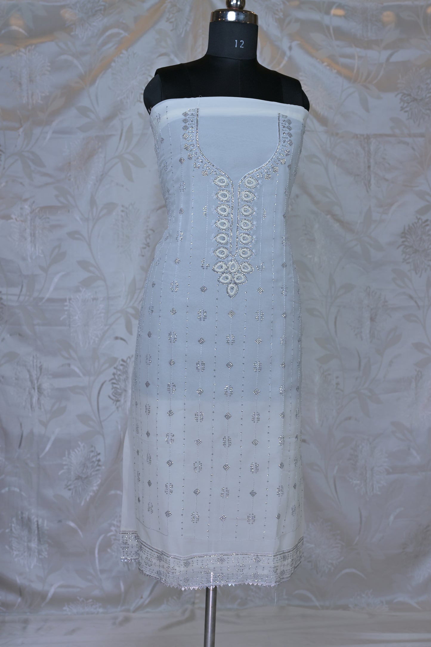 Sparkling & Elegant 3-Piece Suit Material - Unstitched