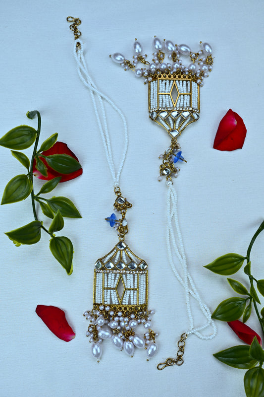Jharoka Pearl Passa Earrings
