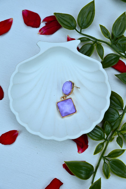 Lavender Luxe Drop Earrings