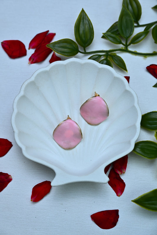Blush Petal Earrings