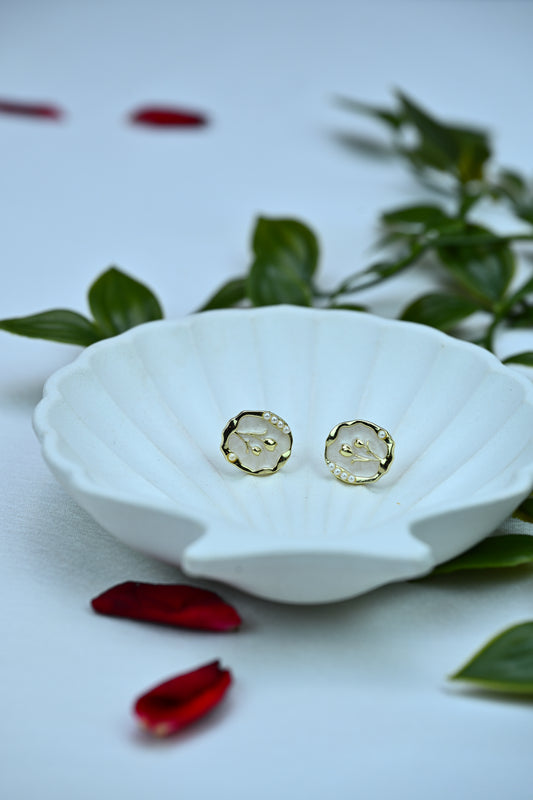 Golden Bloom Studs