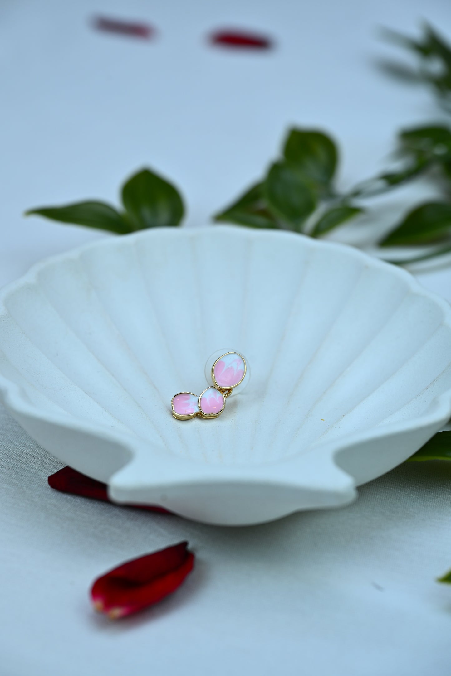 Blossom Baby – Pink Floral Studs