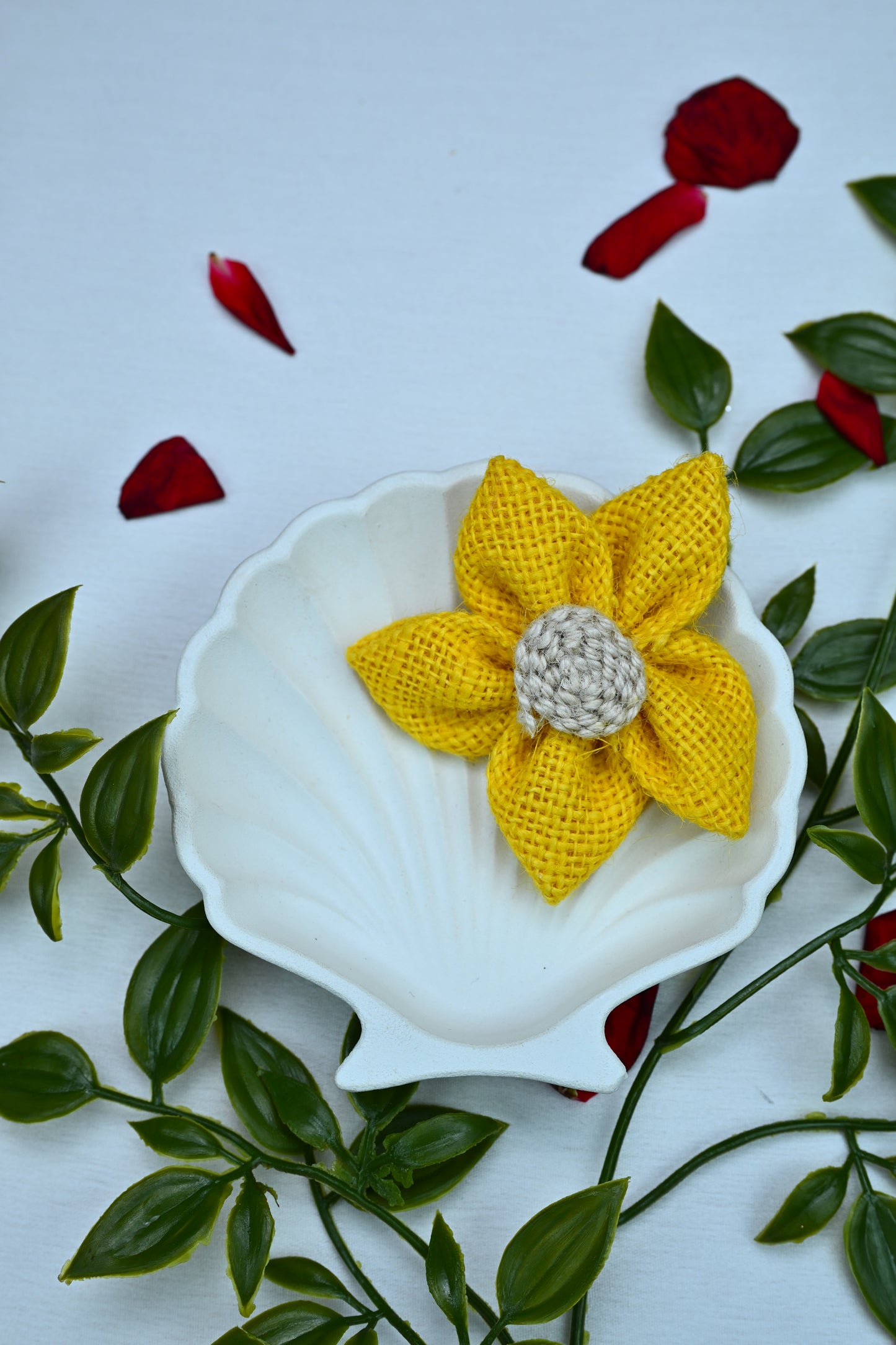 CROCHET FLOWER EARRINGS
