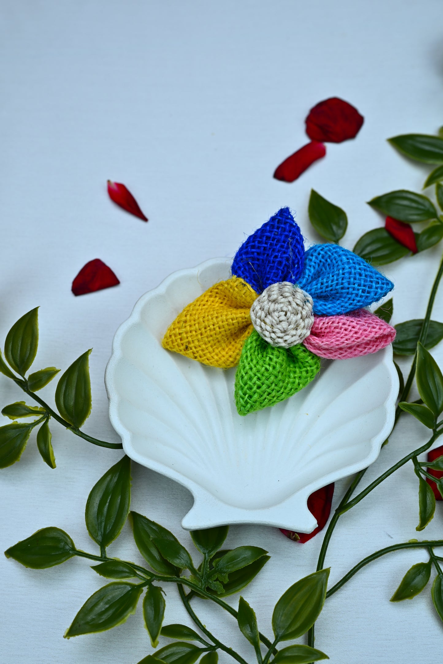 CROCHET FLOWER EARRINGS