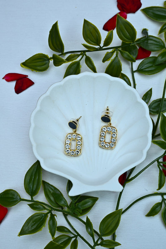 Luxe Sparkle Korean Drop Earrings