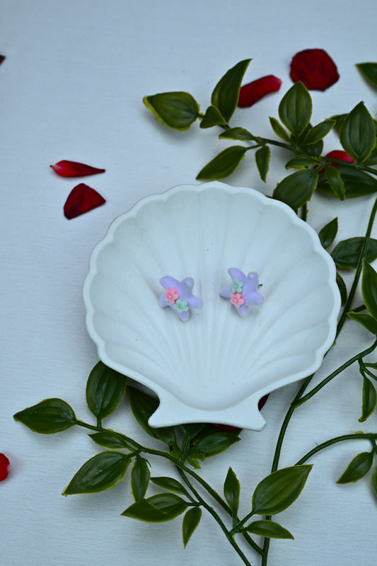 Pastel starfish Stud Earrings
