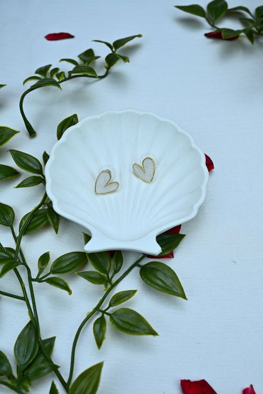 Heart Stud Earrings