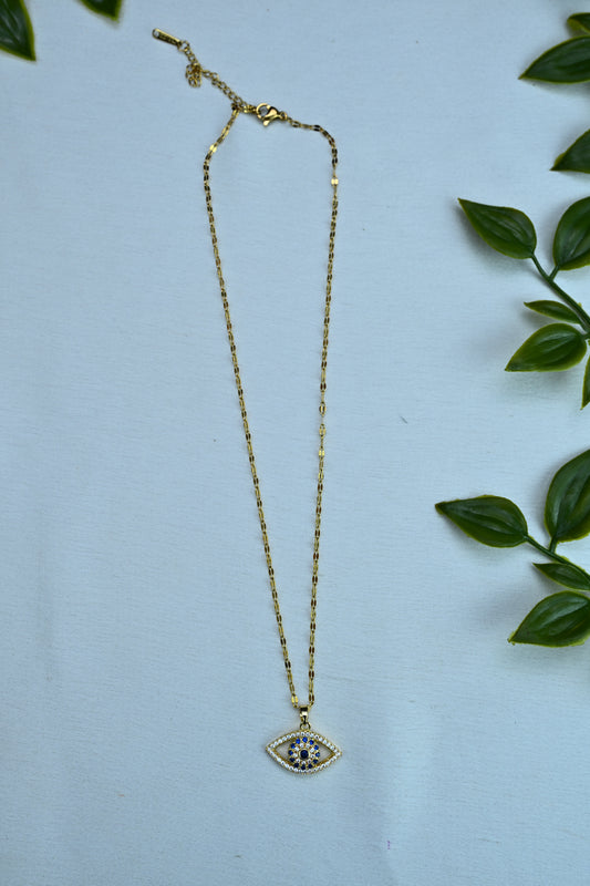 Dainty Evil Eye Pendant Necklace