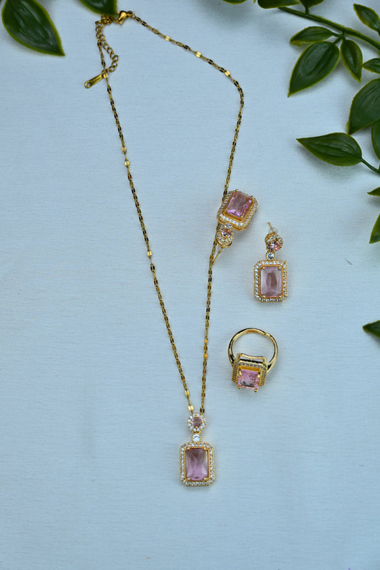Pendant, Ring, Earring set