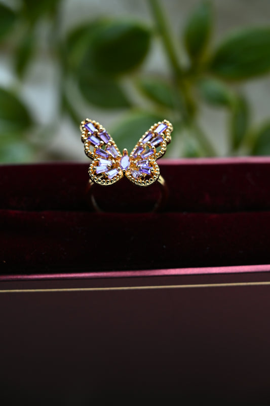 Glamorous  Butterfly Ring