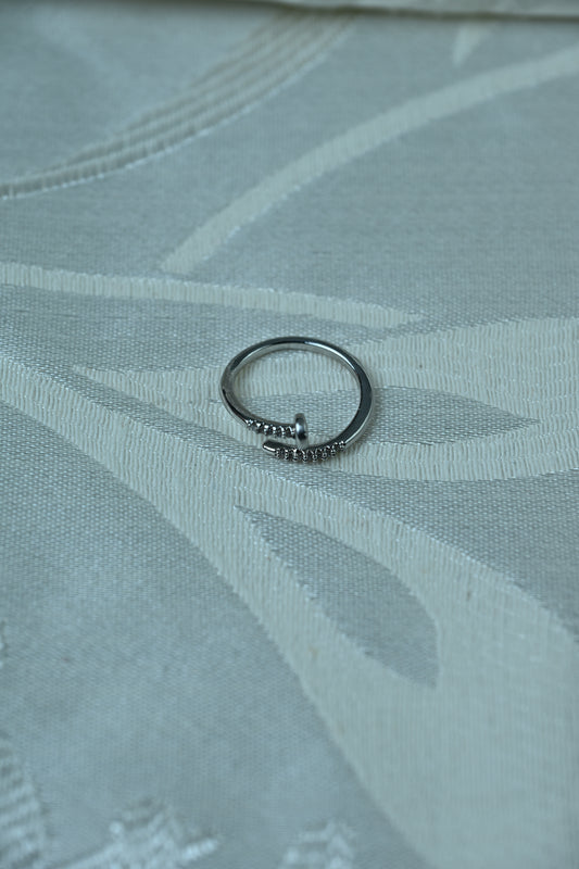 Minimalist Stainless Steel Open Ring