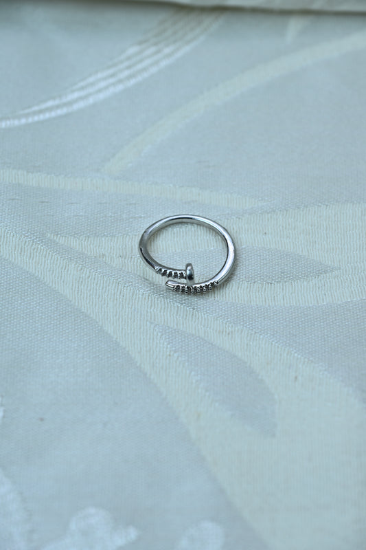 Minimalist Stainless Steel Open Ring