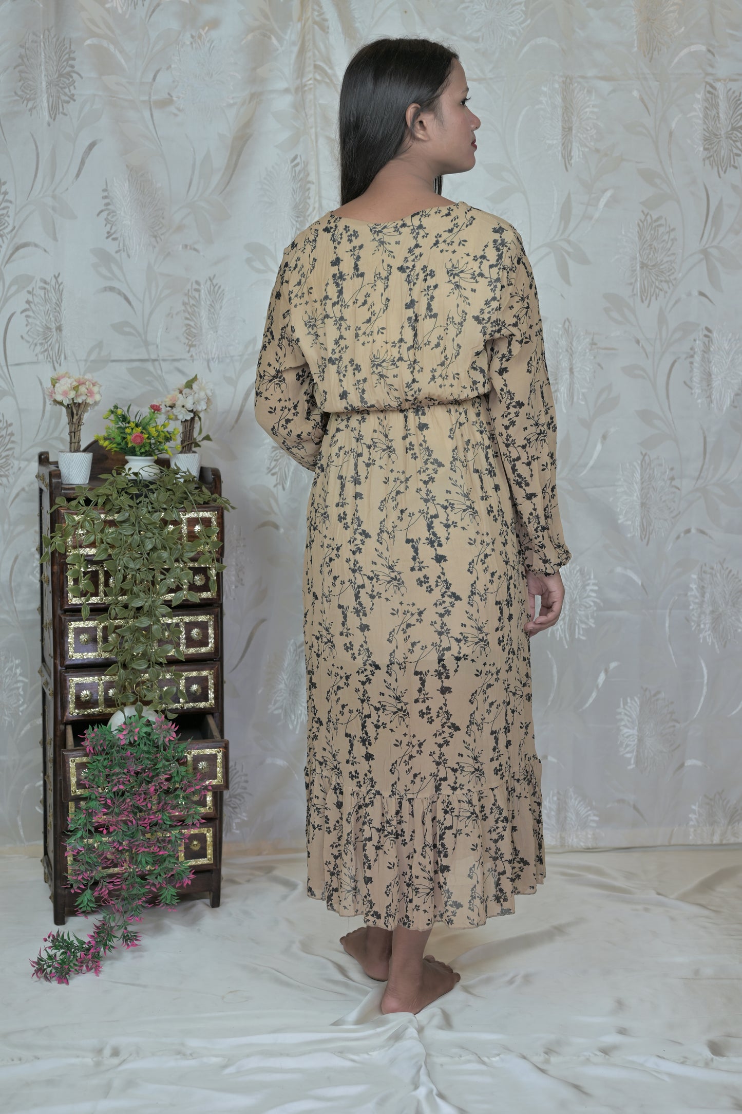 Whispering Vines Maxi Dress