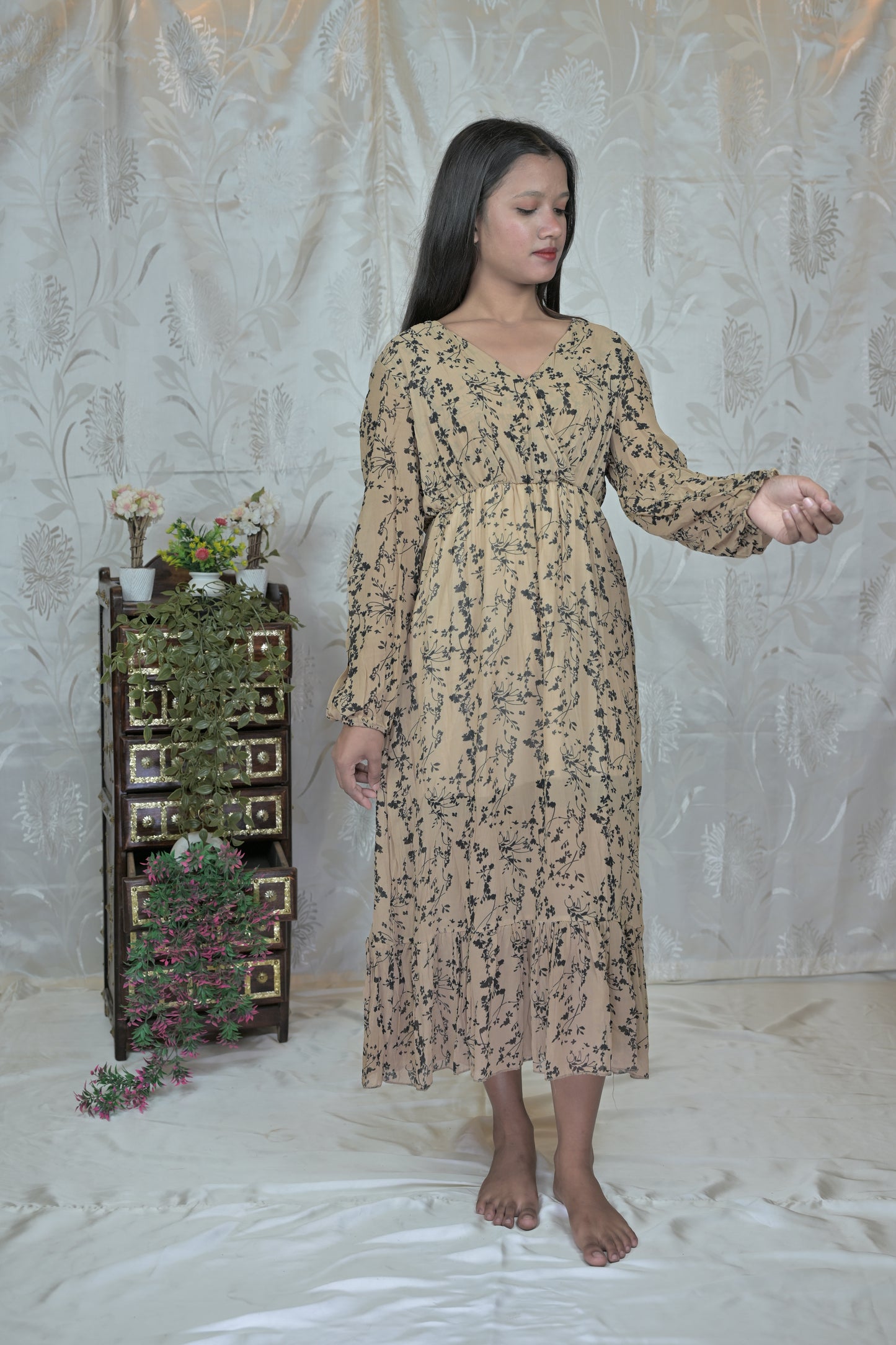 Whispering Vines Maxi Dress