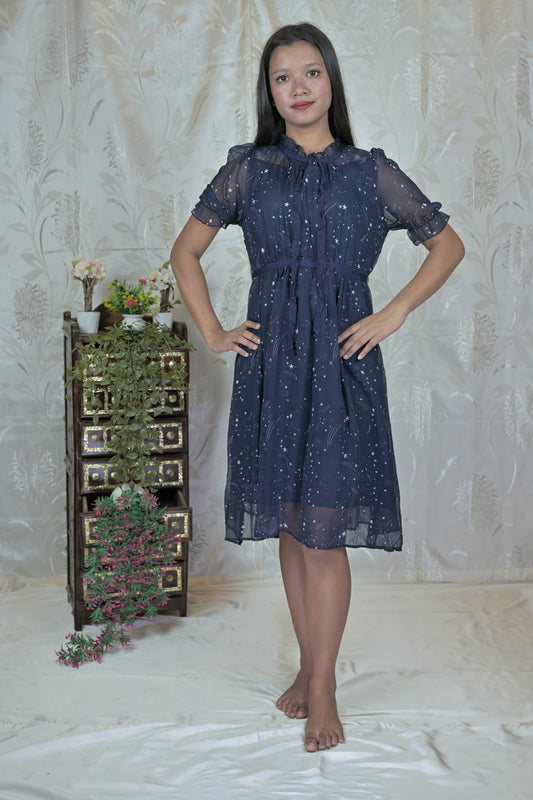 Celestial Charm Short Dress