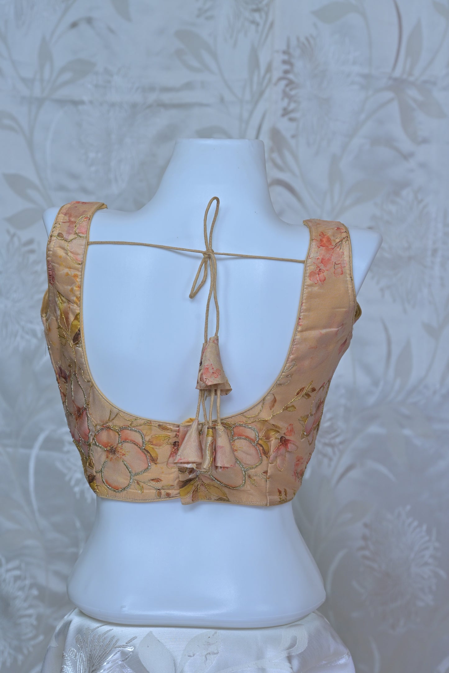 Pastel Floral Organza Blouse