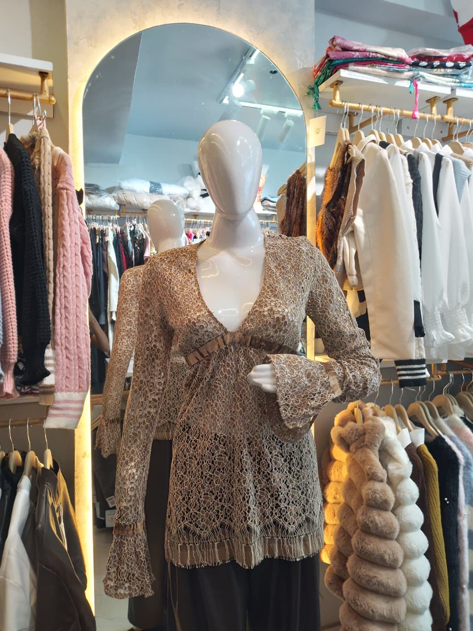 Sweetheart Collar" Textured Mini Dress