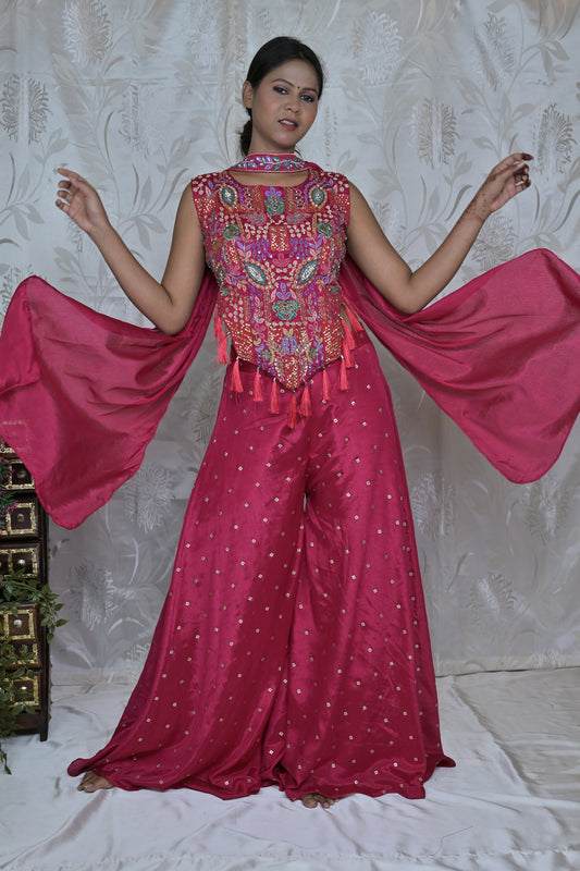 Bold Pink Occasion Wear