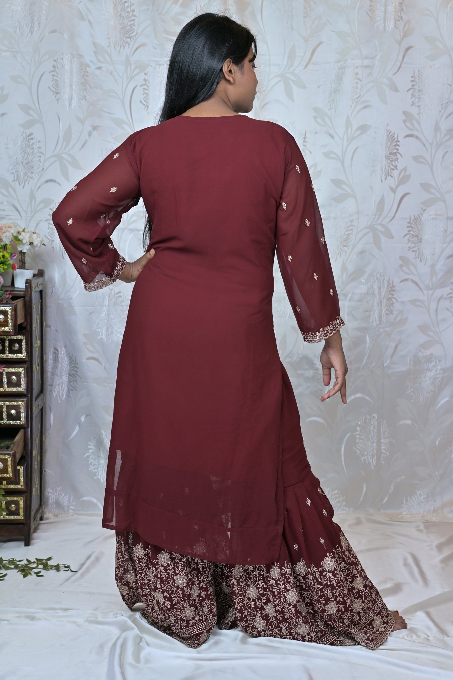 Heavy Party Wear Smooth Set