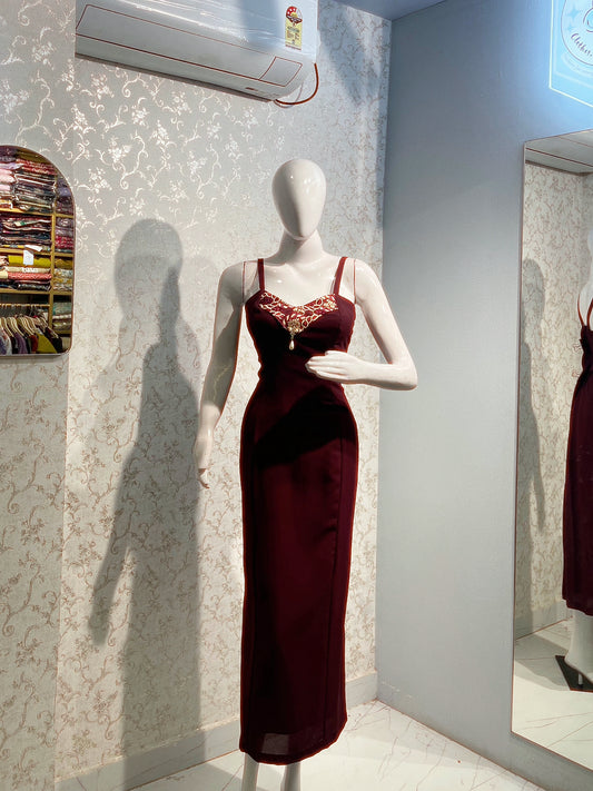 The Crimson Heirloom Maxi