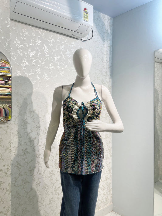 Mermaid sequin top