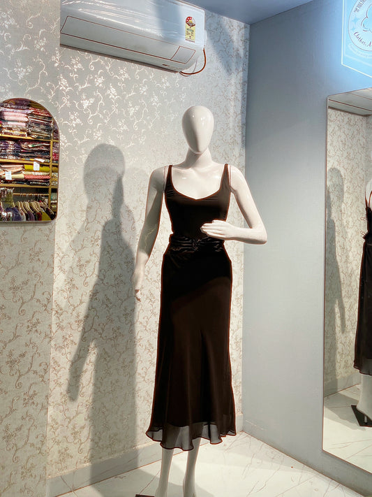 Choclate brown y2k Dress