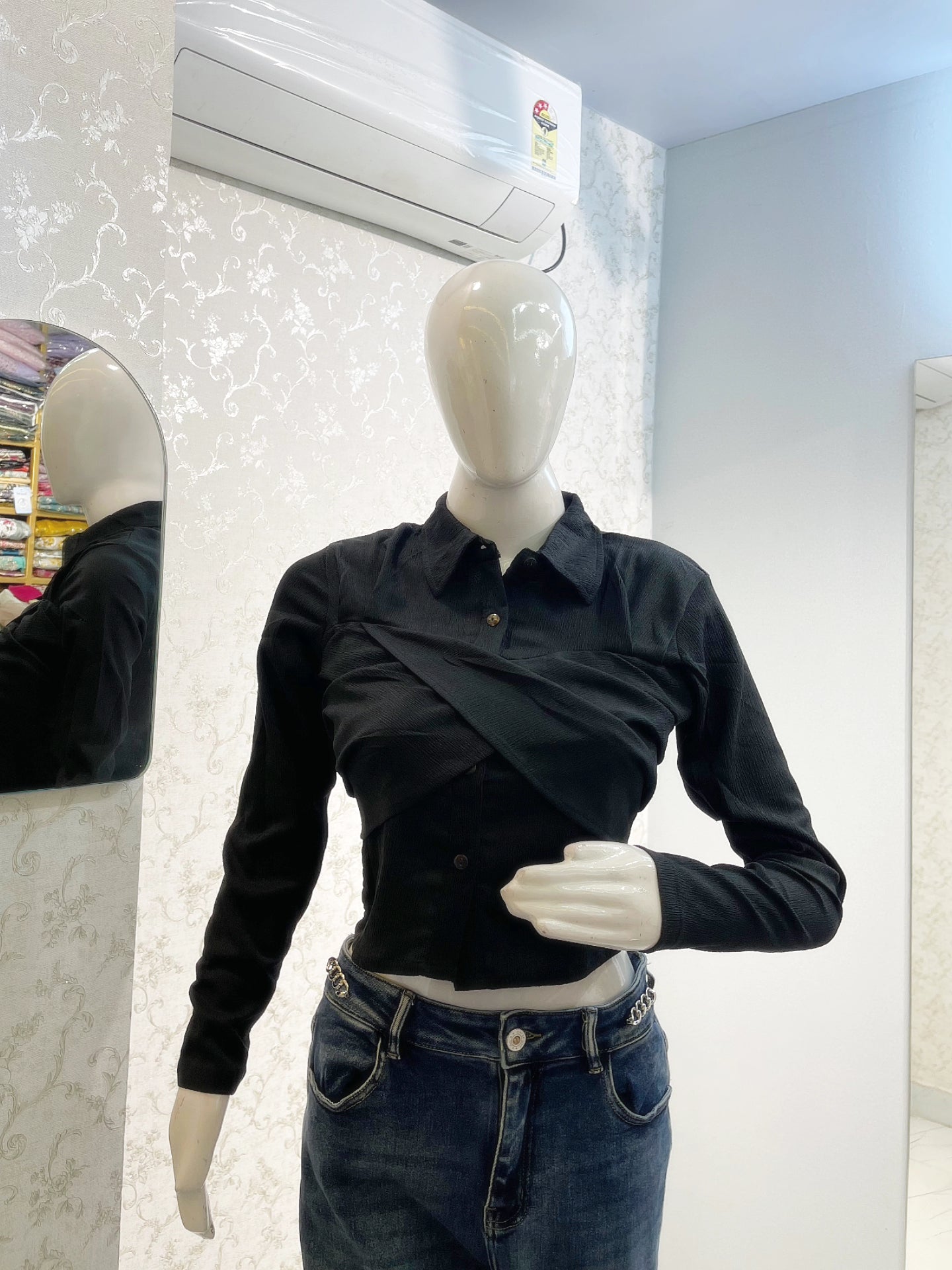 Cross Drape Shirt