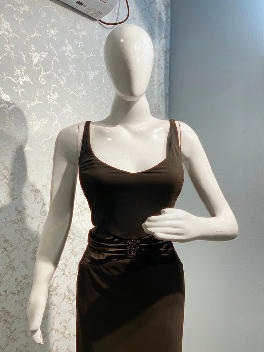 Choclate brown y2k Dress